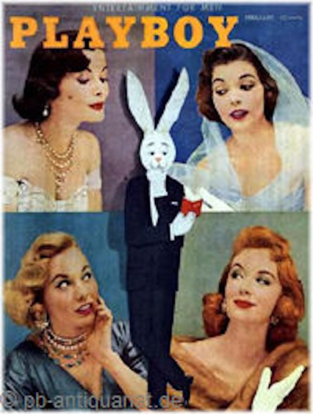 Playboy Zeitung 1956 Februar Ausgabe USA
