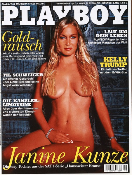 PLAYBOY NR.9 / SEPTEMBER 2002 - JANINE KUNZE, Playboy September 2002, Playboy 2002 September, Playboy 9/2002, Playboy 2002/9