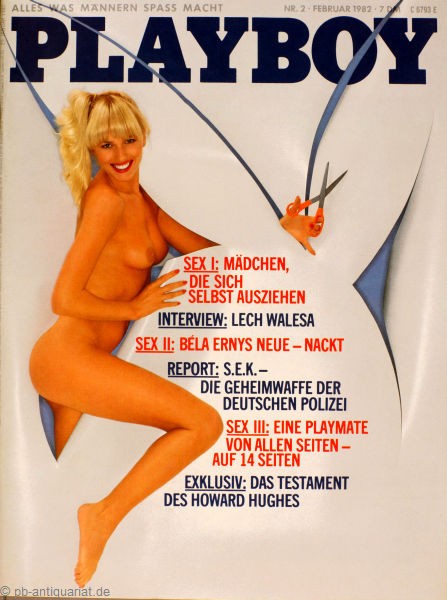 Playboy Februar 1982, Playboy 1982 Februar, Playboy 2/1982, Playboy 1982/2