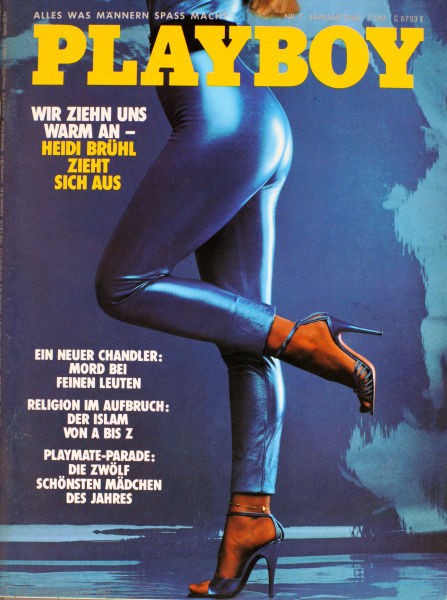 Playboy Heidi Brühl, Playboy Januar 1980, Playboy 1980 Januar, Playboy 1/1980, Playboy 1980/1